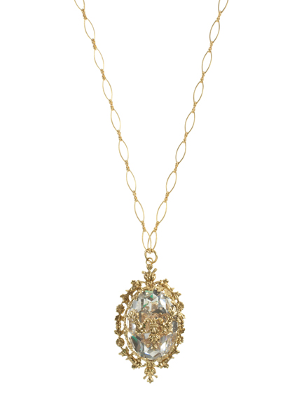 Crystal Pendant (Gold/Clear) « Izabella's Villa